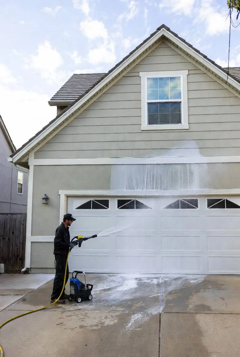 Clean garage and exterior at a Milton NH property