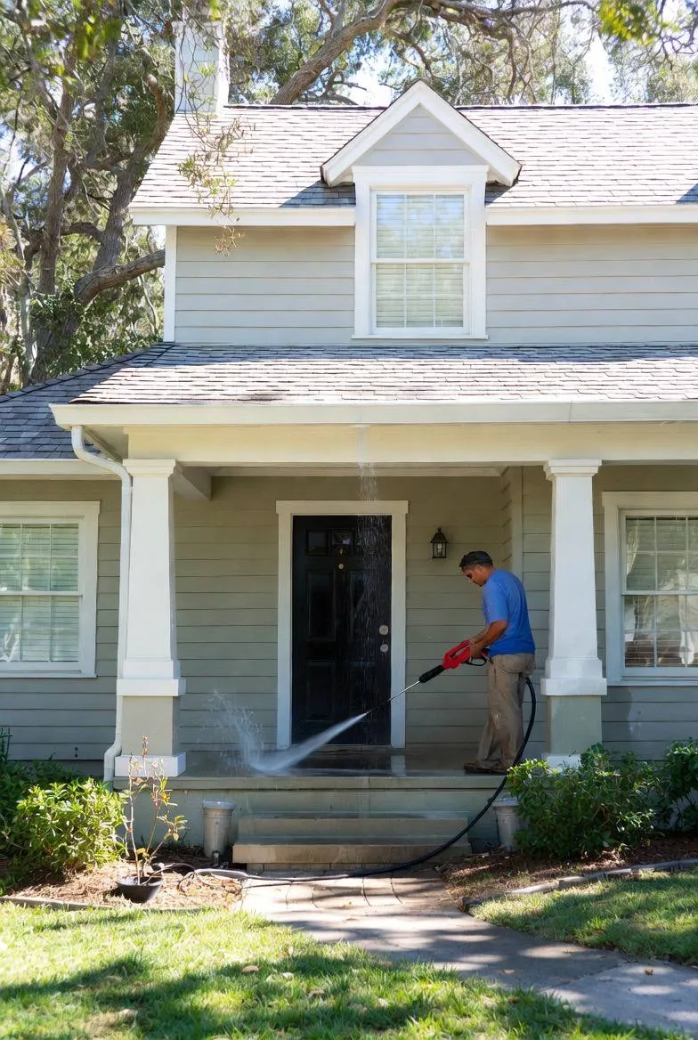 Clean porch and exterior at a Somersworth NH home